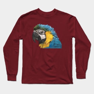 Parrot Low Poly Art Long Sleeve T-Shirt